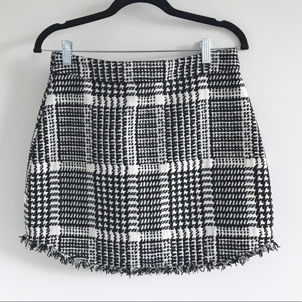 Cupcakes&Cashmere Chunky Plaid Skirt